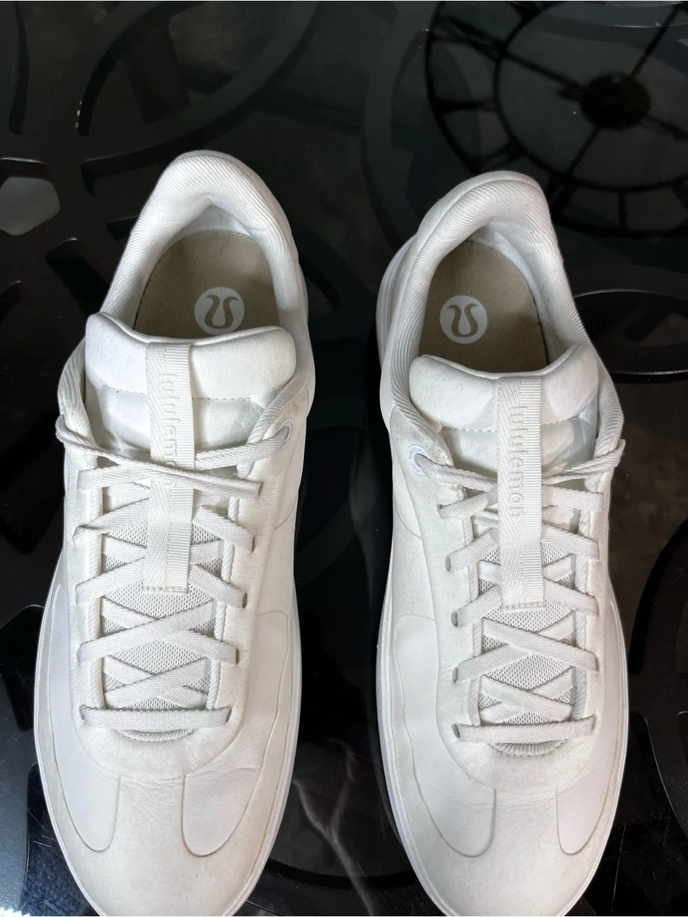Lululemon Men's Cityverse Sneakers White Leather Sz 12